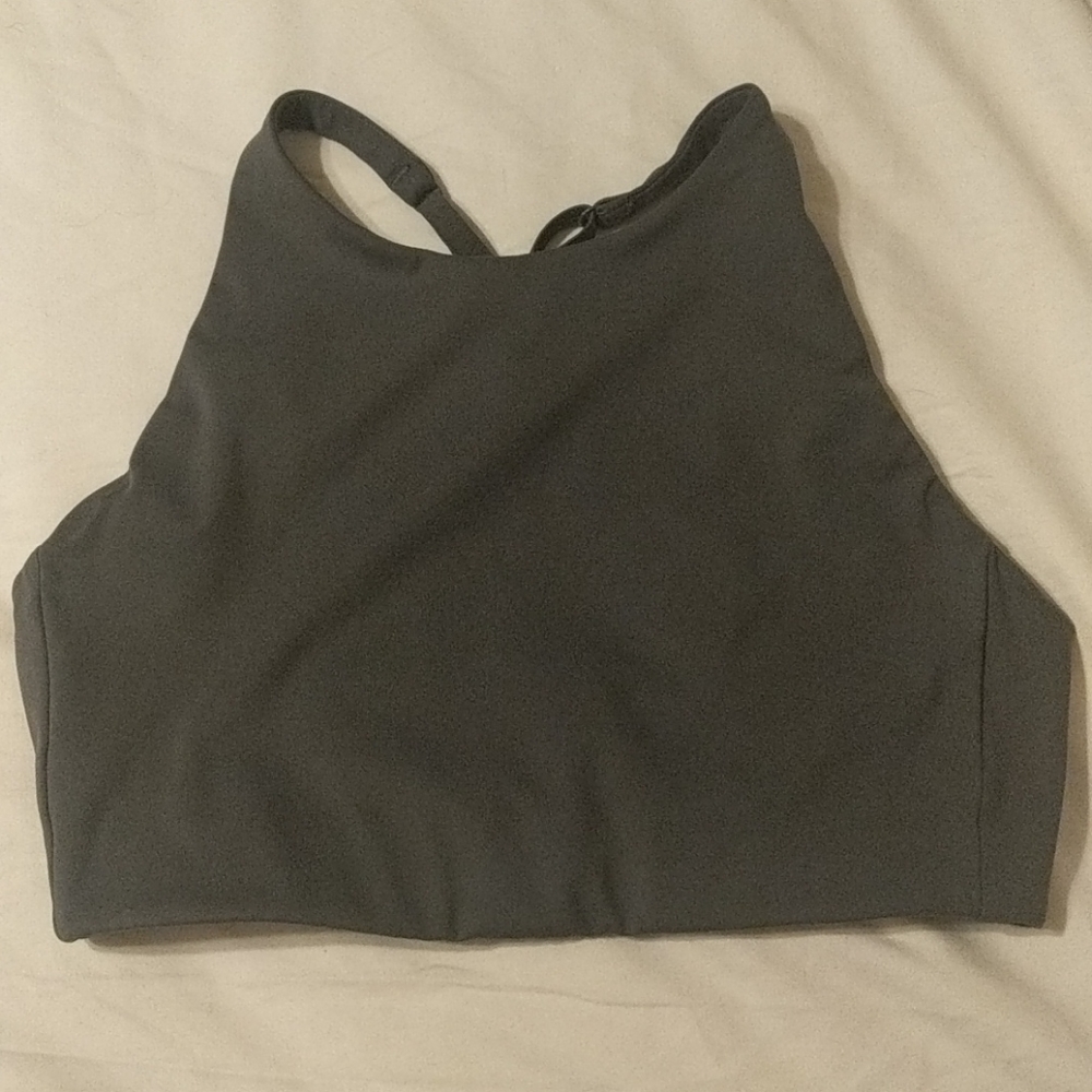 SHIPS 7/9 Girlfriend Collective Topanga Bra slate